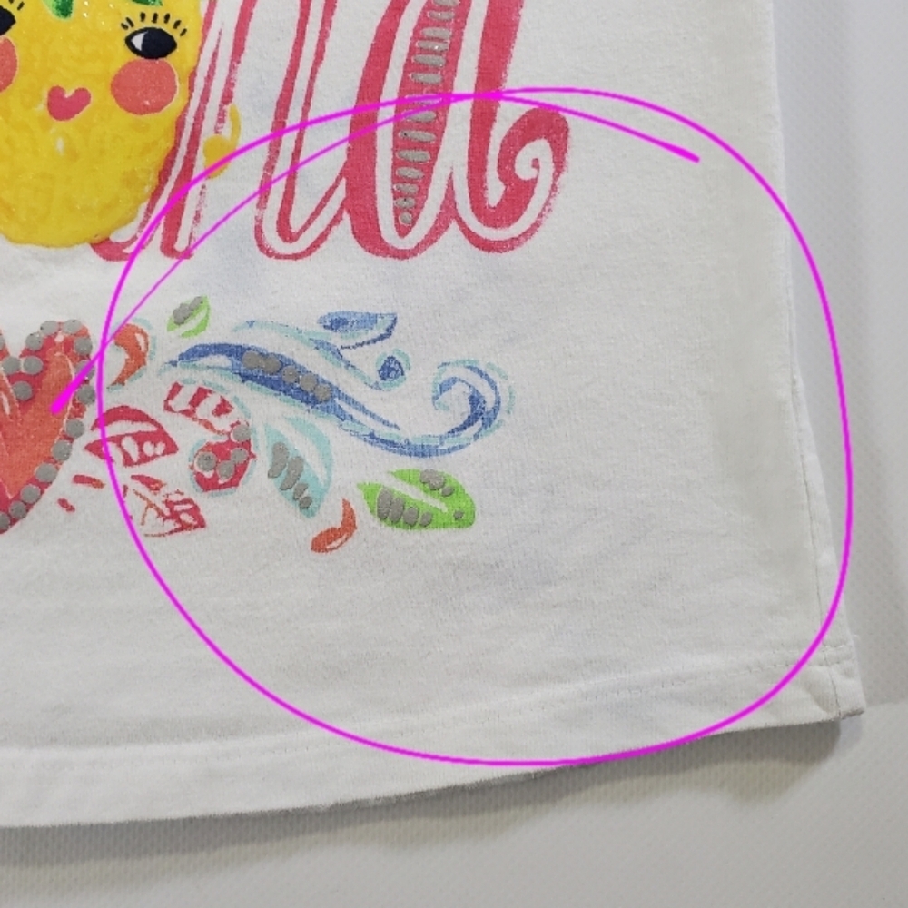 K1351 * Gymboree Girls You Had Me At Aloha Graphic Tank White Size M (7/8) - Picture 8 of 8